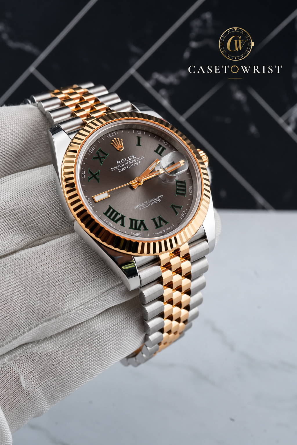 Rolex Datejust 41 Wimbledon 126333 – 2024 – Jubilee – Full Set – Warranty Through 2029