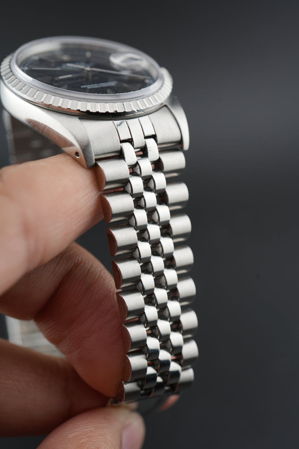 Rolex Datejust 16220 - Black Roulette Dial