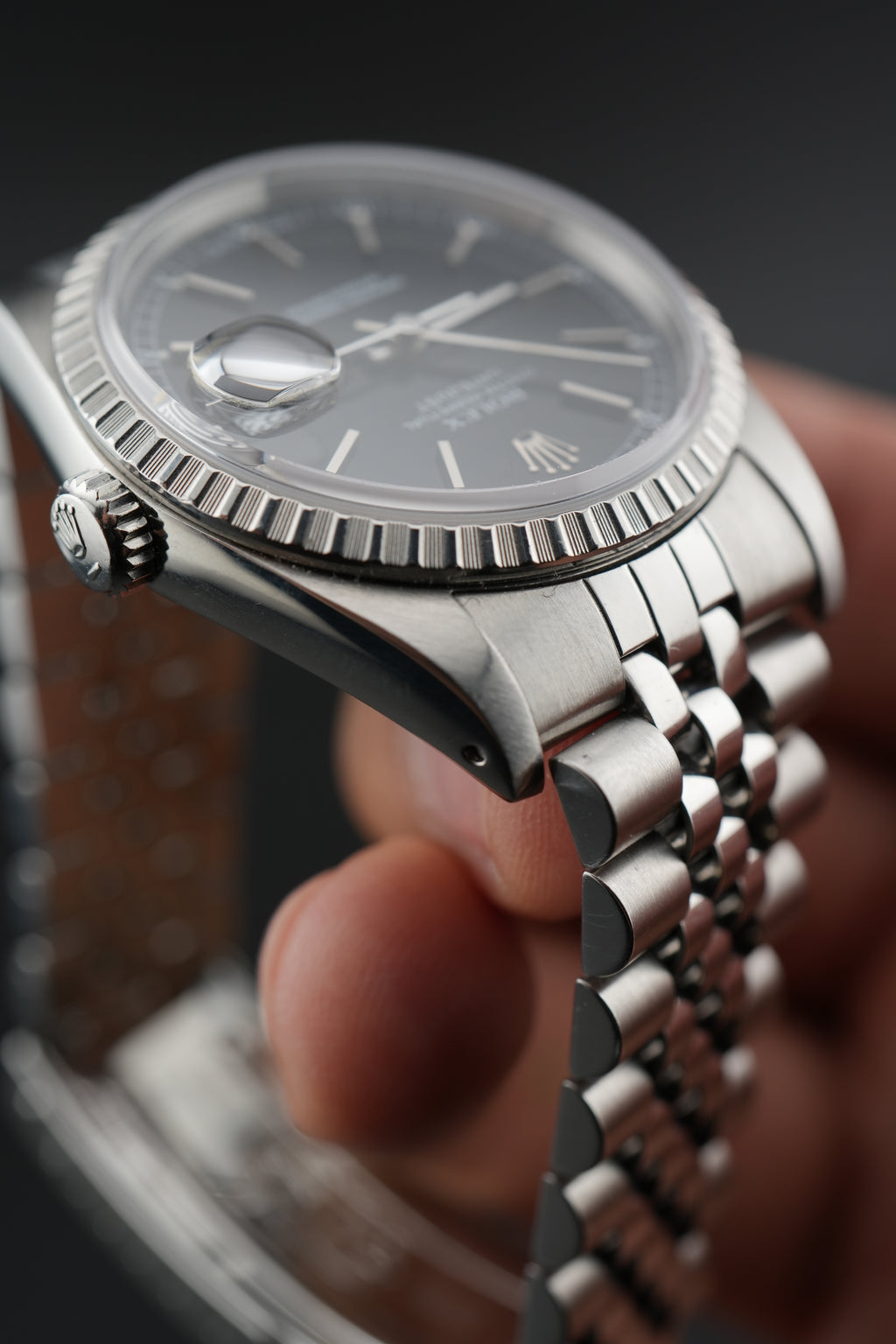 Rolex Datejust 16220 - Black Roulette Dial