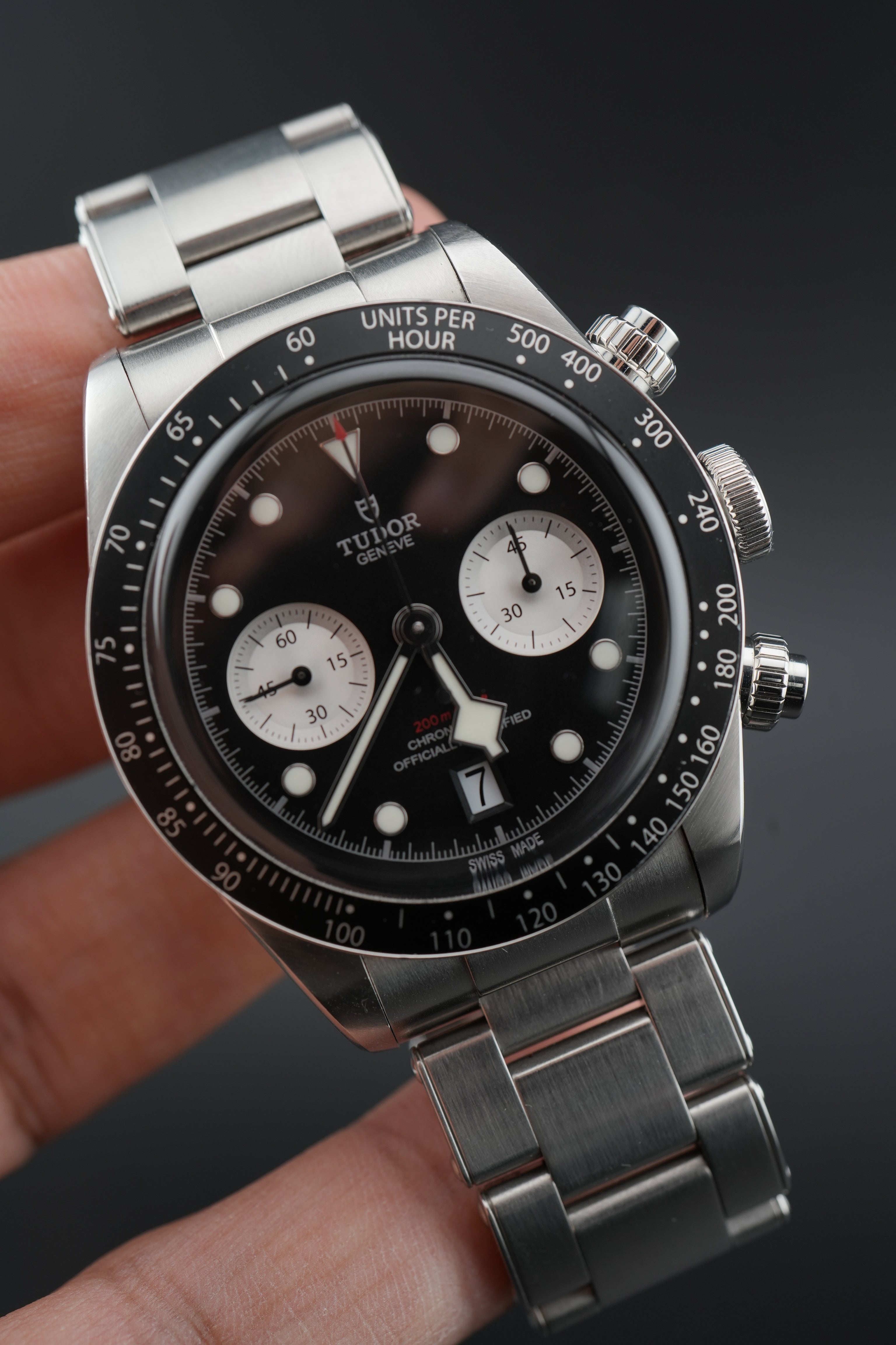 Tudor Black Bay Chronograph 79360N – Reverse Panda –Recently Serviced (2024) – Full Set – $4199