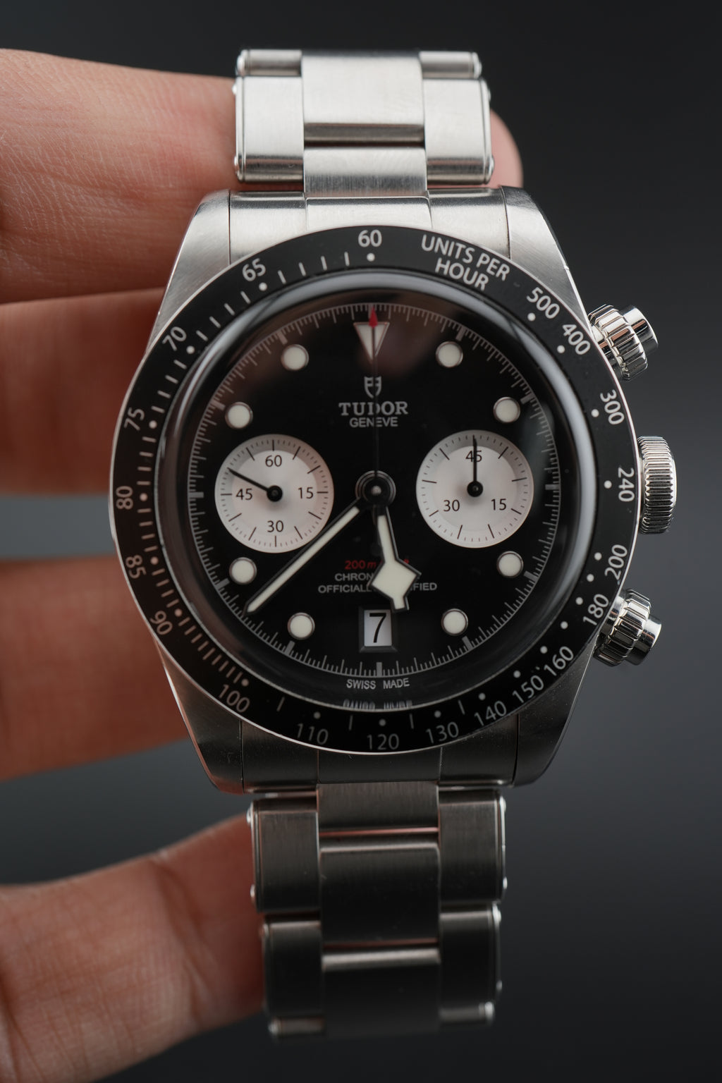 Tudor Black Bay Chronograph 79360N – Reverse Panda –Recently Serviced (2024) – Full Set – $4199