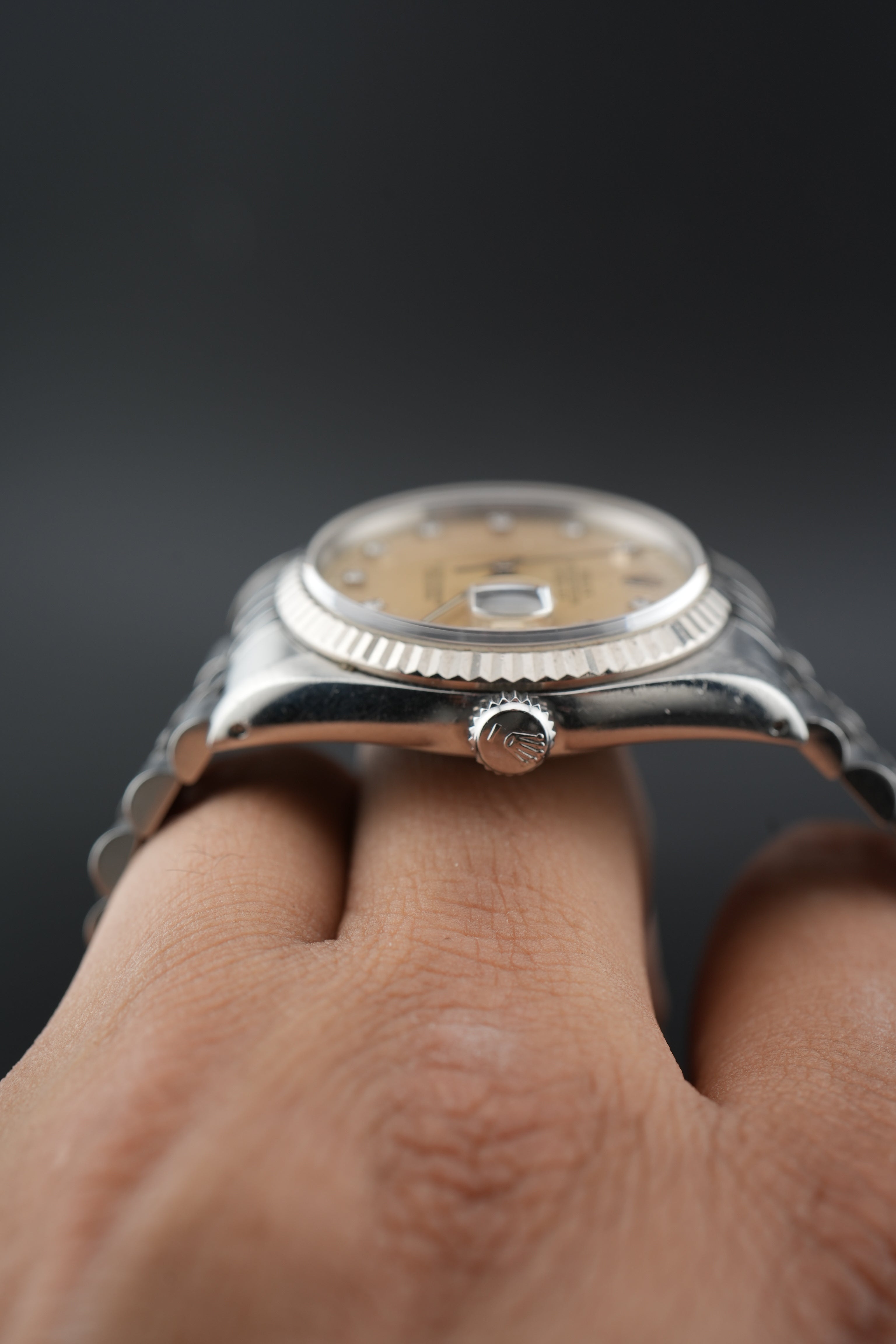 Rolex Datejust 16234 – Factory Diamond Dial – White Gold Bezel – 36mm