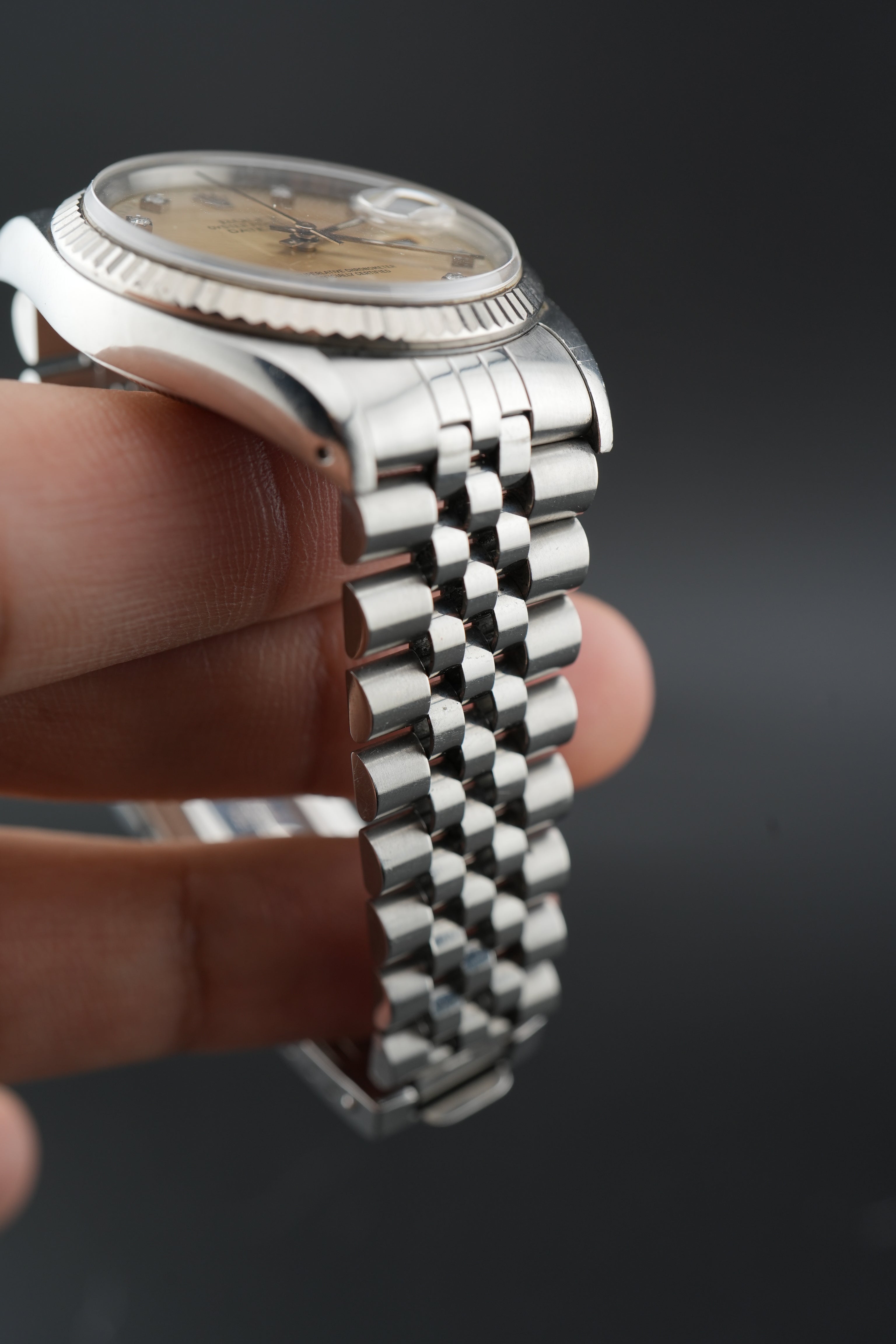 Rolex Datejust 16234 – Factory Diamond Dial – White Gold Bezel – 36mm
