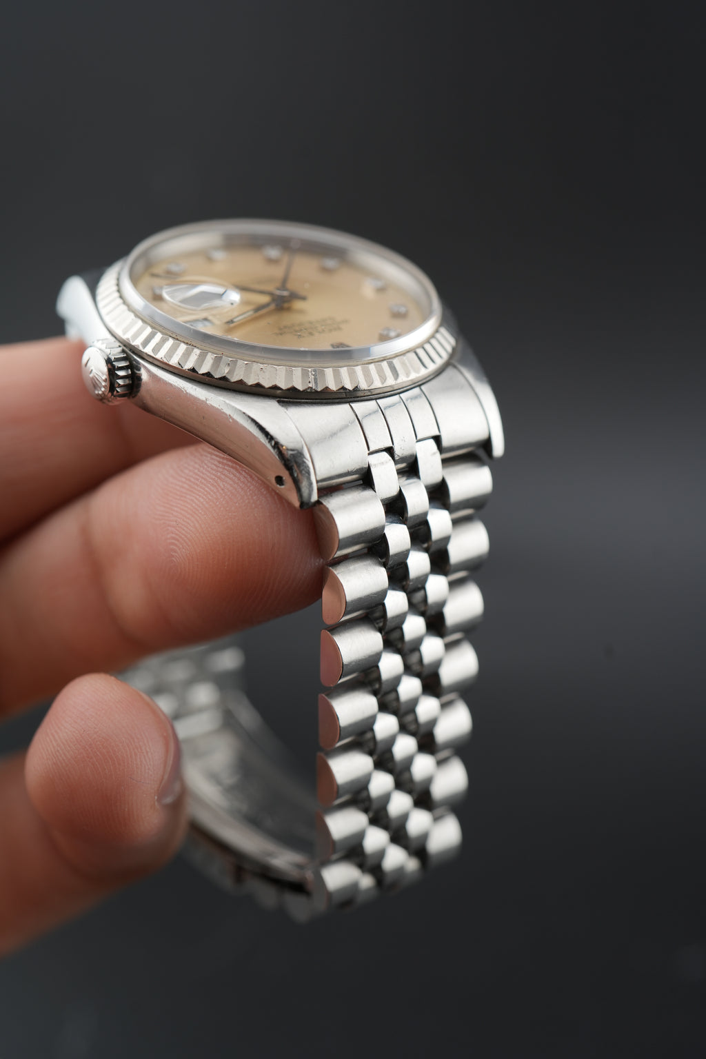 Rolex Datejust 16234 – Factory Diamond Dial – White Gold Bezel – 36mm