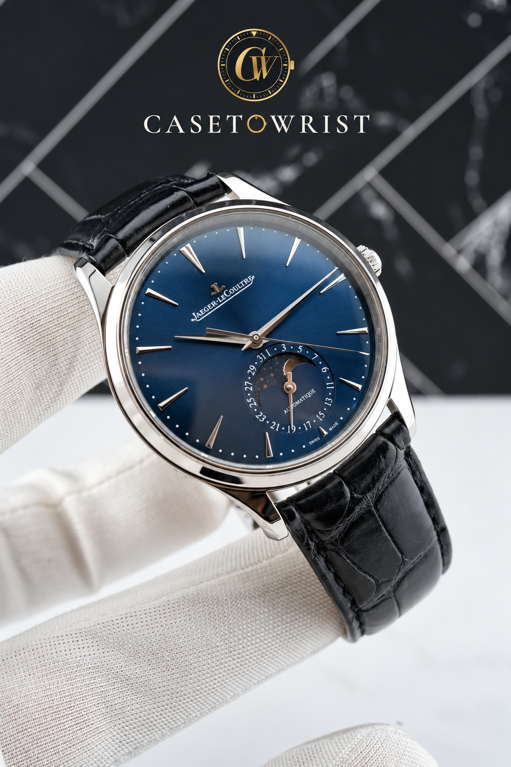 Jaeger-LeCoultre Master Ultra Thin Moon Q1368480 – 2022 – Box & Papers – Warranty Through 2030